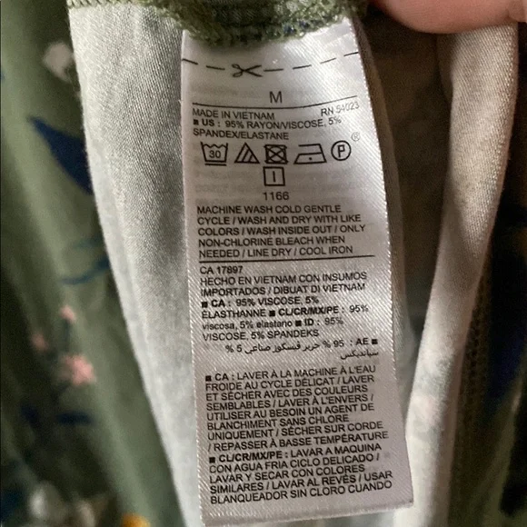 Old Navy Green Sundress Mini Casual Crew Neck - Picture 4 of 4